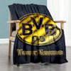 Borussia Dortmund Personalized Name Blanket Lightweight Personalized Blanket Soft & Cozy Perfect for Nap Sofa Livingroom Bedding All-Season Use