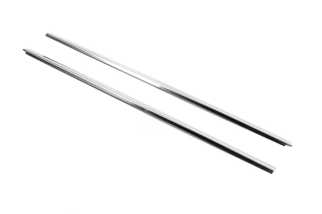 Fremre vinduslist (2 stk, stål) Carmos - Tyrkisk stål for Volkswagen T5 Multivan 2003-2010