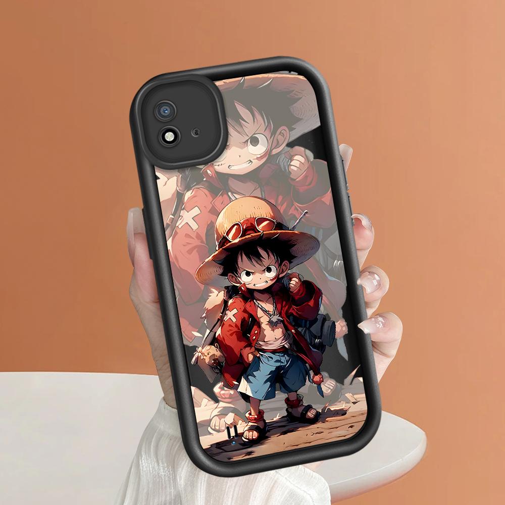 Weiches Silikon-Quadratleiter-Druckmuster-Telefongehäuse Vollständige Abdeckungskamera Stoßfestes Schutzgummigehäuse für OPPO Realme