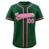 Men's and Women's Fashion Baseball Jerseys, Hip-hop Sports Buttons, Cardigan, Striped Letter Print Short-sleeved Top