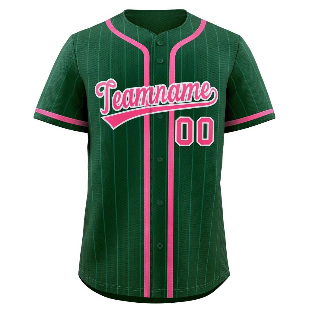 Men's and Women's Fashion Baseball Jerseys, Hip-hop Sports Buttons, Cardigan, Striped Letter Print Short-sleeved Top