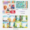 6 Patterns Puzzle Stickers Crafts for Kids Sticker Painting Gift Party Favor Creations Dinosaur Animal Vechile Art Play for Kids