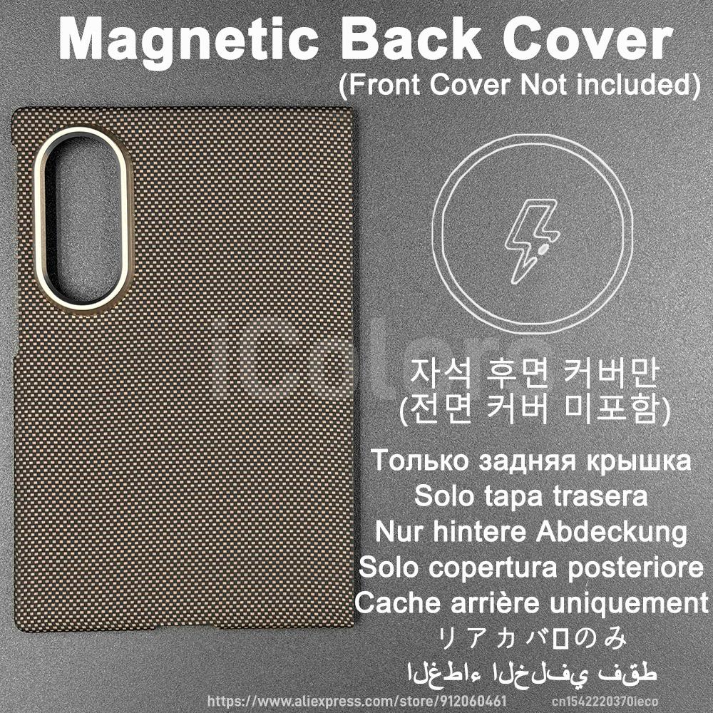 For Samsung Galaxy Z Fold 8 Magnetic Aramid Carbon Fiber Case MagSafe Charging Ultra Slim Light Fold 8 Wide Protective Cover