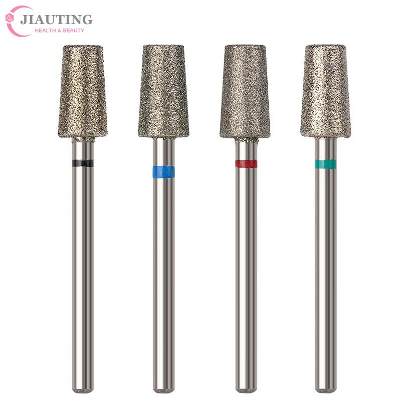 Nail Buffer Bit Polishing Carbide Grinding Tools Diamond Drill Files Left Right Hand Milling Cutter Manicure Accessories
