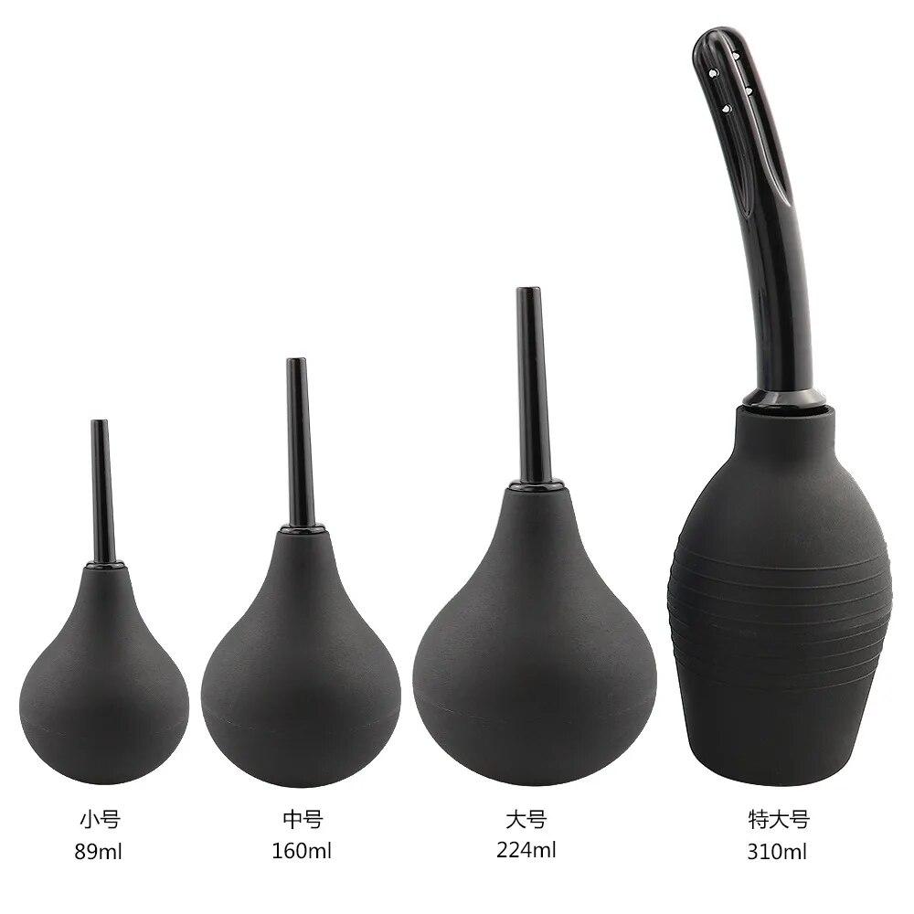 160ml/220ml/310ml Enema Rectal Shower Cleaning System Medical Materials Silicone Ball For Anal Anus Colon Enema Anal Cleaning