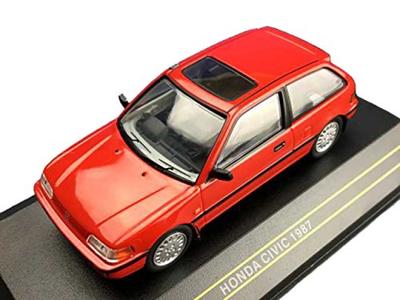 Scale Honda Civic 1987 Red FIRST43 1/43 (Finished Product)