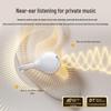 OWS In-Earless Wireless Bluetooth Sports Headset with Extended Battery Life and Comfort-Fit Ear Clips