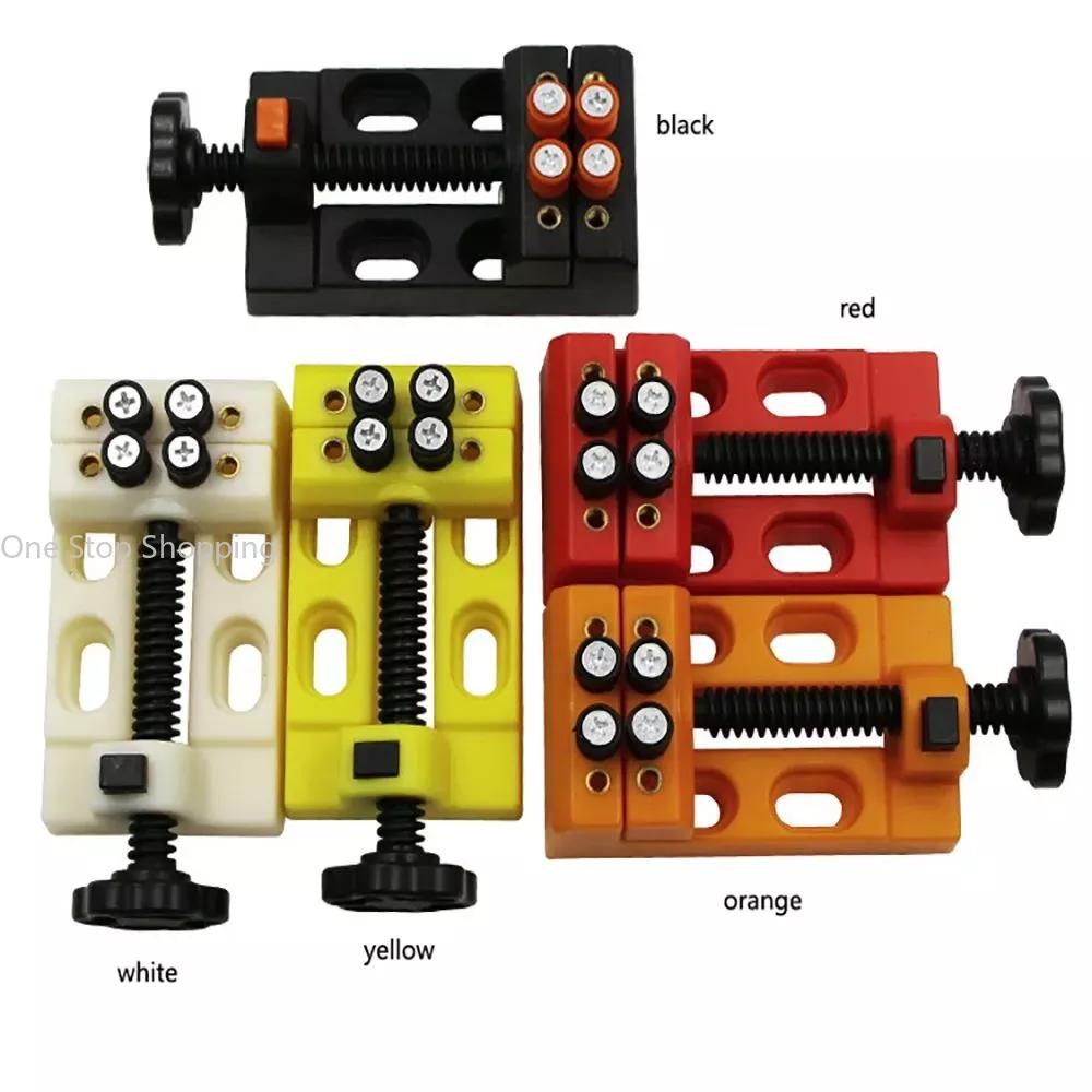 DIY Sculpture Craft Carving Tool Universal Jaw Bench Mini Drill Clamp Fixing Vise Parts Watch Jewelry Small Table Press
