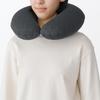 MUJI Fluffy Neck Dark 34 x 33 84475498 Cushion, Gray, Approx. cm,