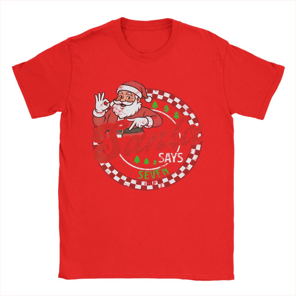 Dabbing Christmas Santa Says 67 T-Shirt Summer 100 Cotton T Shirts For Couple Leisure Casual Short Sleeve Funny Clothing