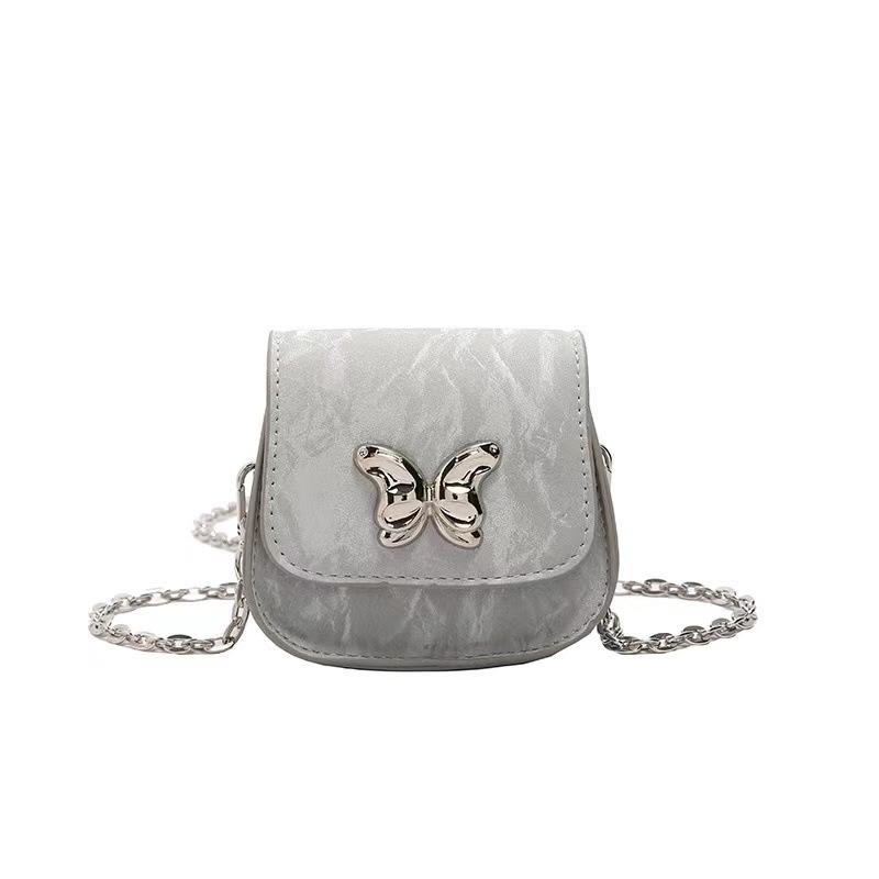 Lisheng spring and summer new women's mouth red envelope fresh and sweet bow chain shoulder bag mini messenger bag personality trend