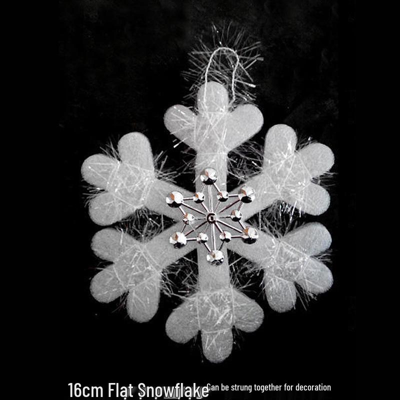 Christmas Snowflake String Set: Festive Decorations with Snowflake Pieces