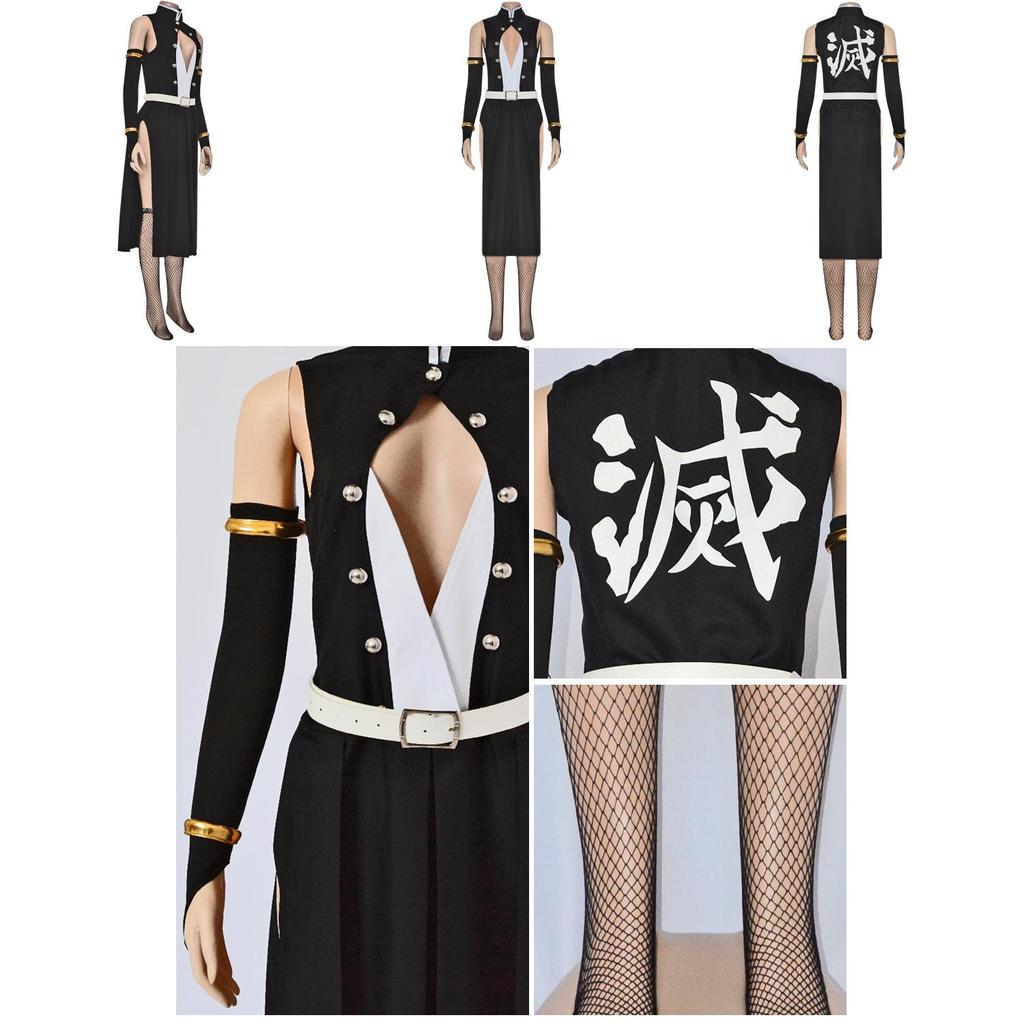 Demon Slayer Cosplay Outfit With Recycled Fiber For Anime Conventions