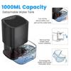 Déshumidificateur d'air portable 1000 ml, silencieux, pour la maison, la chambre à coucher, le bureau, la cuisine, désodorisant