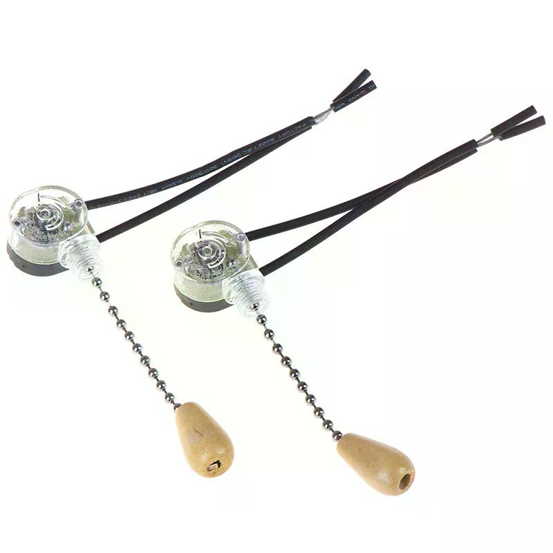 4 Stück Wandleuchte Zugschalter Zuhause Deckenventilator Lampe Universal Zugkettenschalter