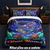 Other Similar Designs Theme Custom Text Or Name 3Pcs Bedding Set,1 Flat Sheet & 2 Pillowcases Personalized Home Bedding