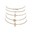1 Set Women Bracelet Open End Replacement Electroplated Elegant Fashionable Girls Ladies Bangle Jewelry Ornament