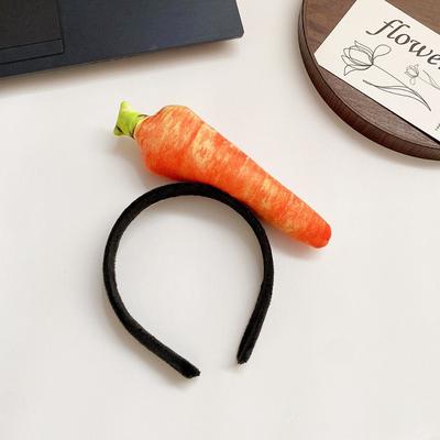Kreativní Kostní Simulované Jídlo Čelenka Hotdog Smažené Vejce Obruč do Vlasů Jahoda Imitace Zeleniny Čelenka do Vlasů Párty Doplňky do Vlasů
