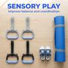 Durable Gymnastic Rings Non-Slip Fitness Exercise Ring Pull Up Bar  Fitness Training