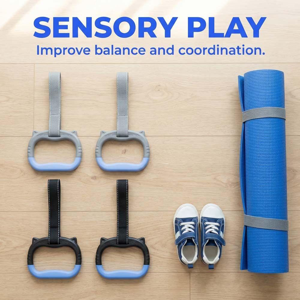 Durable Gymnastic Rings Non-Slip Fitness Exercise Ring Pull Up Bar  Fitness Training