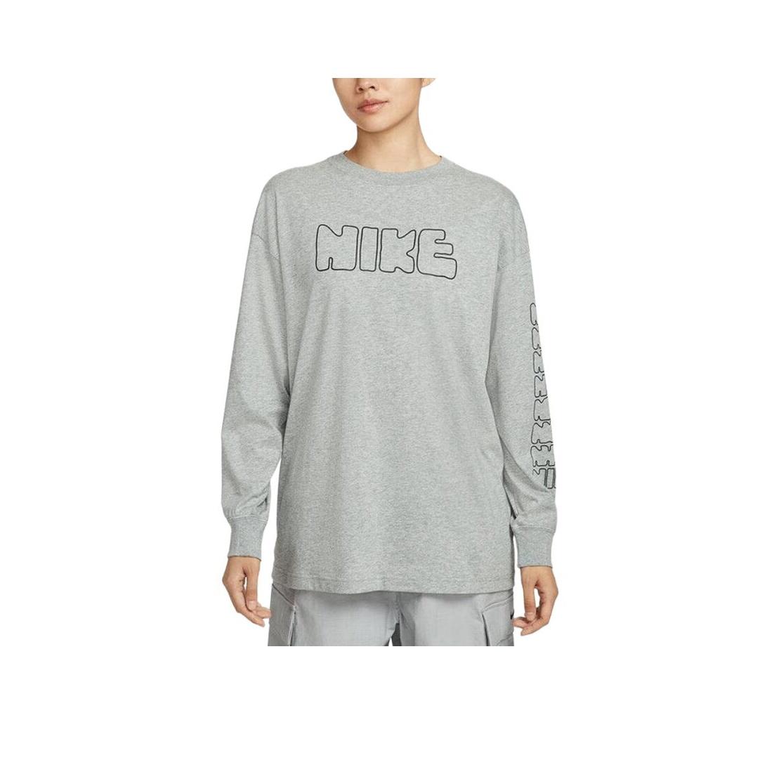 Nike Casual Breathable Round Neck Long Sleeve T-Shirt Women Tops II0461-063 L
