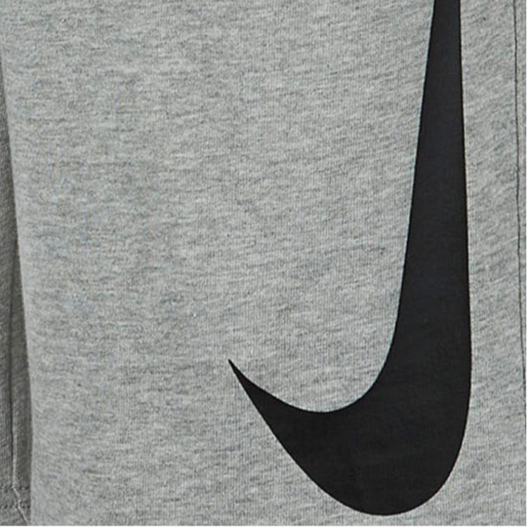 Nike Kids Logo Print Casual Training Sports Shorts Kids Shorts Gray 875102-063