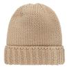 Moncler Logo Design Wool Knit Hat Kids hats Beige J29543B00026M1172
