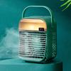 Portable   Conditioner Fan 3 Wind Speed Efficient Misting Low Noise USB   Conditioner Cooling Fan with Night Light
