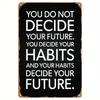 Modern Metal Wall Art Poster Sign Tin Sign Board