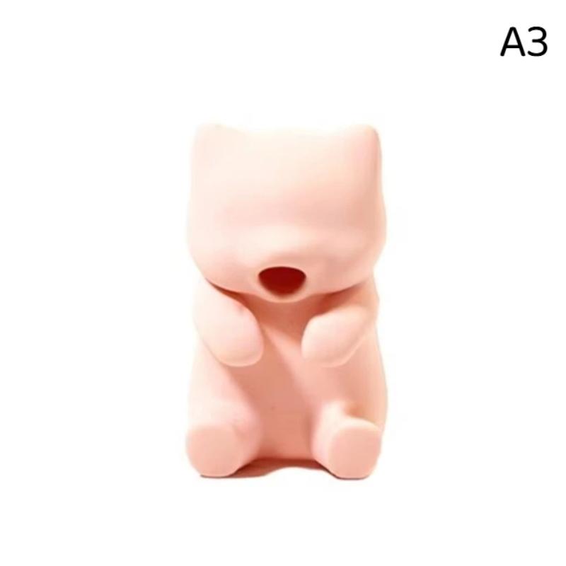 Portable Mini Cat-Shaped Food Cooling Fan USB Rechargeable 1 Set Small Cooler for Picnic Travel Dessert Cooling