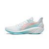 Li Ning Light Speed 4 Cushioning Slip Resistant Abrasion Resistant Rebound Low Top Basketball Shoes Men's White Blue ABPW011-1