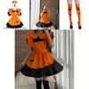 Sexy Lolita Pumpkin Maid Costume Dress For Halloween Party