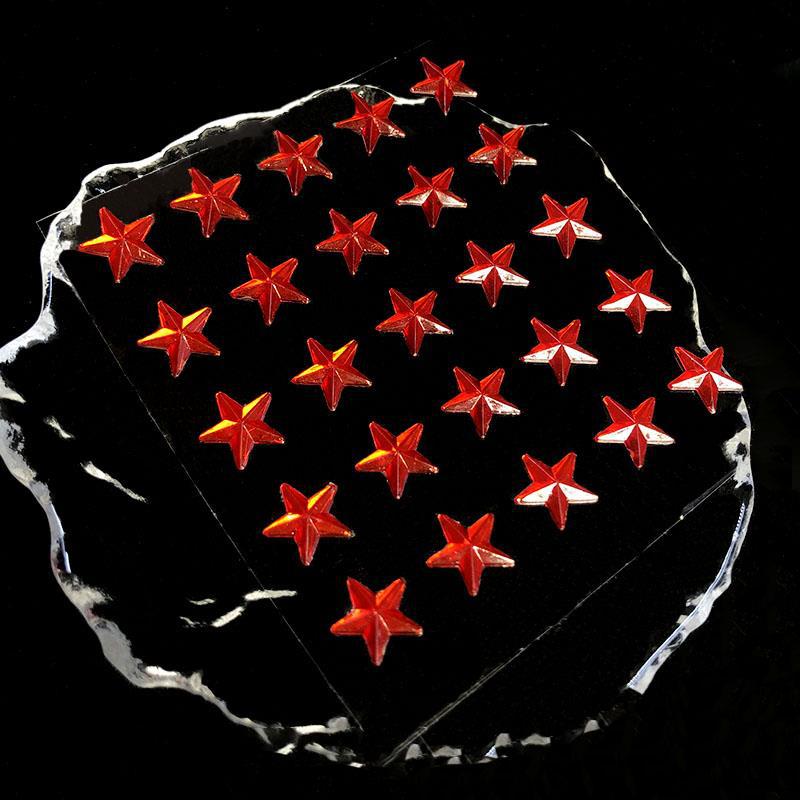 1pc Disposable Rhinestones Sticker Red Face EyeTeardrop Makeup Crystal Tattoo Sticker Children's Stage Show Face Eyes Decoration