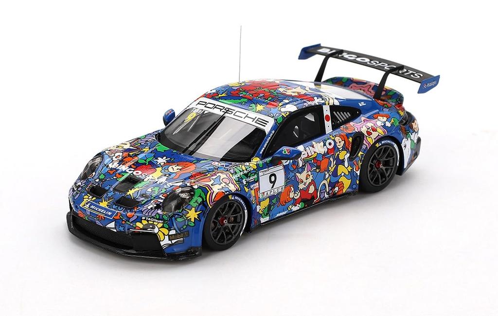 Sunrich TSM MODEL Scale Model Porsche 911 GT3 Cup 2024 Porsche Carrera Cup Japan ProAM Class BINGO RACING Shinji Takei Finished Product TSM430839 1/43
