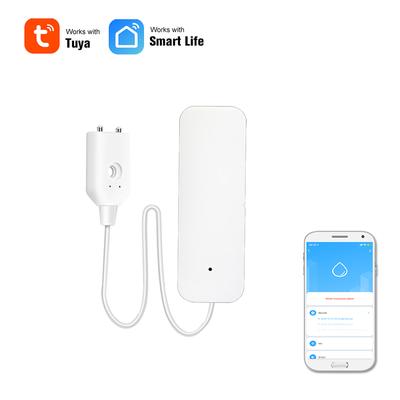 WiFi WiFi Wasser Sensor Alarm Überlaufwarnung Smart Life Drahtloser Einbruchmelder für die Haussicherheit