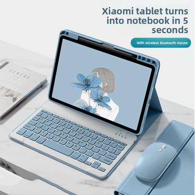 Xiaomi Pad 6 5 Pro Bluetooth Keyboard Case 11 Inch Magnetic Cover with Redmi Tablet 6s Pro 12.4 Leather Stand