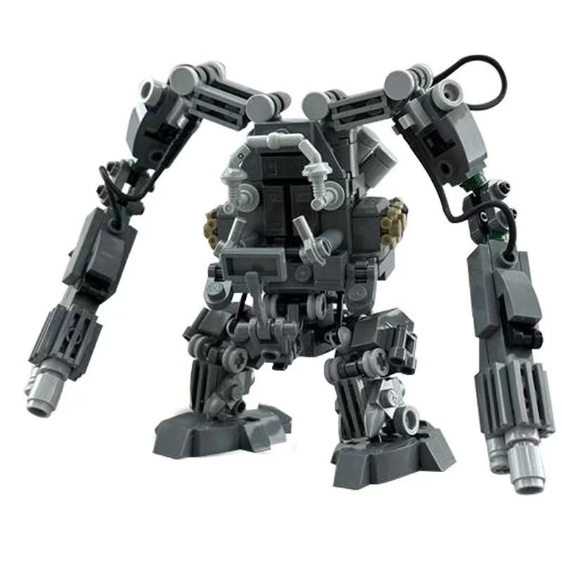 MOC Black Robot APU Mecha Robot Weapon Building Blocks Assembly Classic Movie Model Building Block Toy Holiday Birthday Gift
