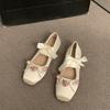 Fashion 2025 Women Mary Jane Shoes Fashion Shallow Butterfly-knot Shoes Laides Soft Sole Comfort Dress Ballet Flats Shoes