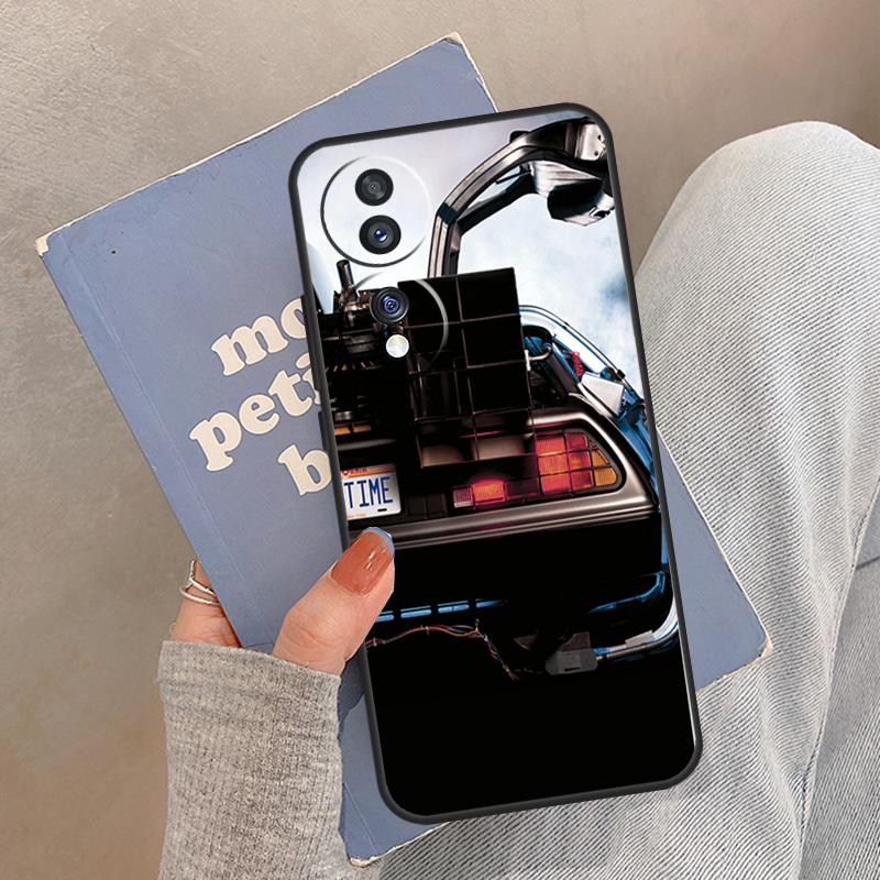 Back To the Future DeLorean Case For Honor Magic 5 6 7 8 Pro Cover For Honor 200 400 Lite 50 70 90 X8a X8b X9a X9b X9c
