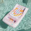 Inflatable Water Floating Raft for Adults Pool Float Bed with Thickened Handles Portable Inflatable Mat