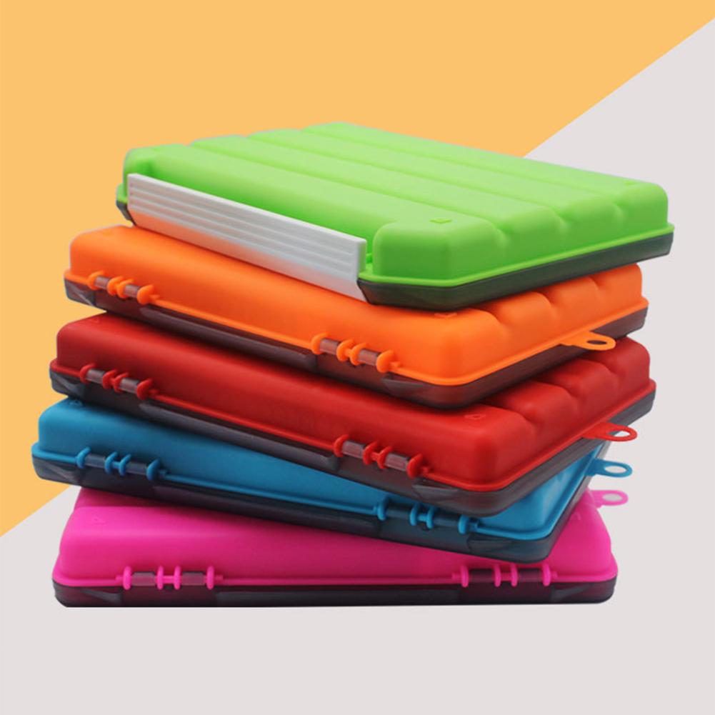 Colorful Single  Layer  Insert  Bait  Box Lure Storage Tool With Insert Function Fishing Accessories Store Boxes Fishing Tackle