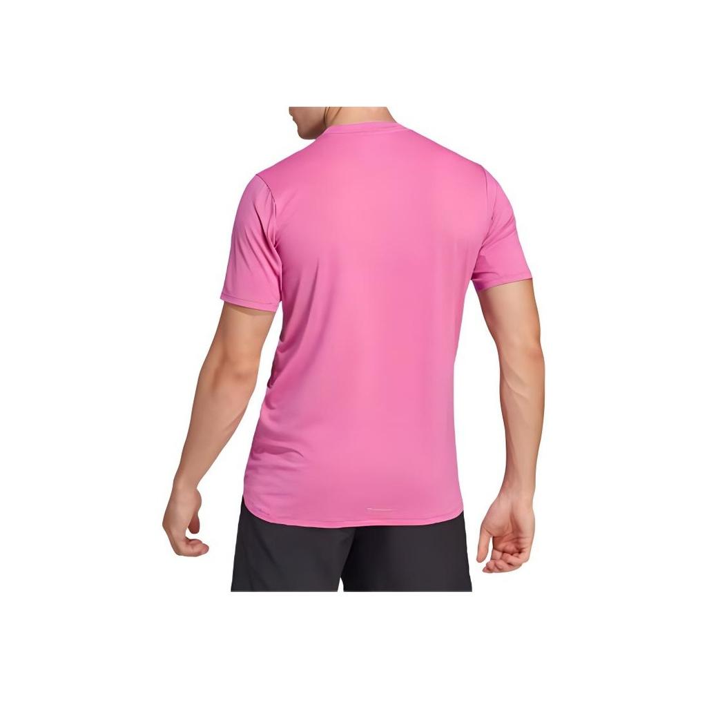 Adidas Designed for Training AEROREADY HIIT Color-Shift Training Tee Preloved Fuchsia Men Streetwear IB9107