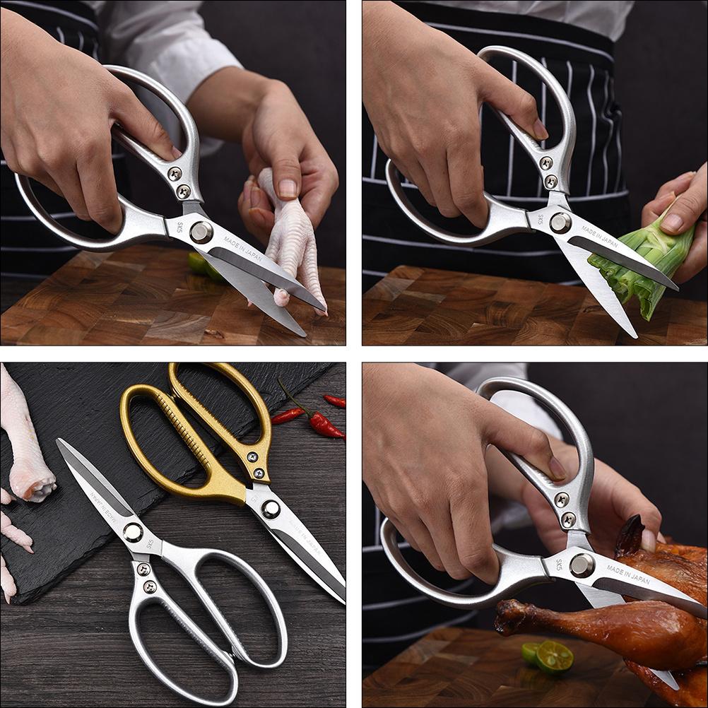 1Pcs Kitchen Scissors Heavy Duty Stainless Steel Chicken Bone Cutter Multifunction for Meat Grilling Kitchen Scissor