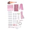 Puppenkleider-Bastelset mit 6 Puppenpuppen – Material für Mädchen