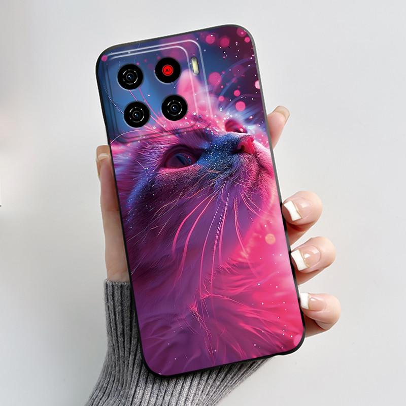 Cute Cartoon Case For ZTE Blade A56 Z2473 Nubia A56 Printing Shell For Blade A56 Pro Protective Cover Soft Silicone Black Casing