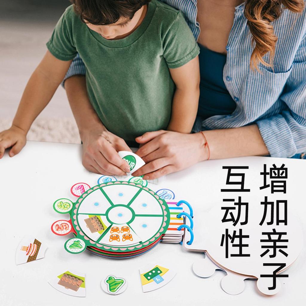 Children's Educational Velcro Clock Toy – Enhances Thinking, Hands-on Skills & Parent-Child Interaction