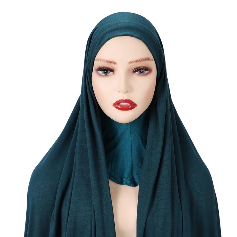 Full Cover Inner Muslim Jersey Hijab Instant Scarf Islamic Cap Head Wear Caps Underscarf Bone Bonnet Headcover Shawls