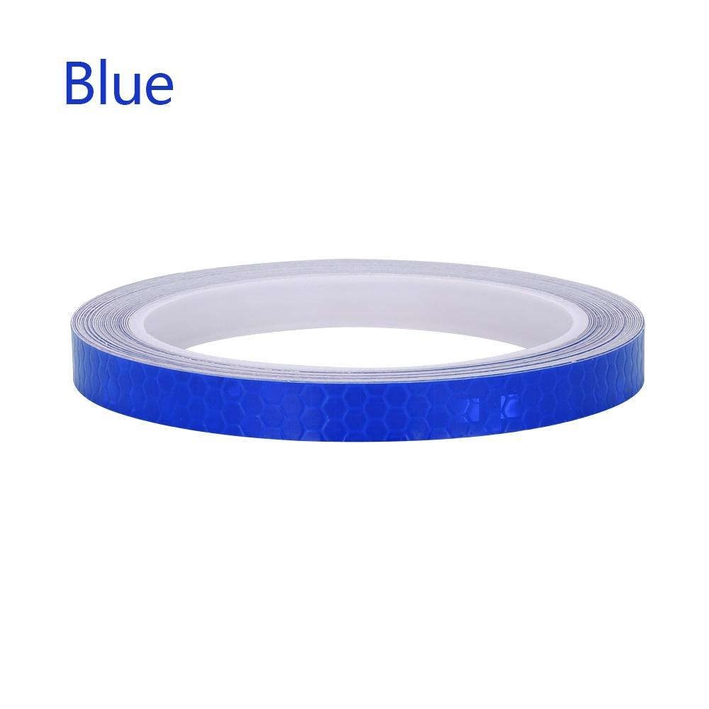 1 Roll Vinyl Motorcycle Rim Tape Reflective Wheel Stickers Decals Car Warning Stickers Motorbike Styling Decor Tool Accessories