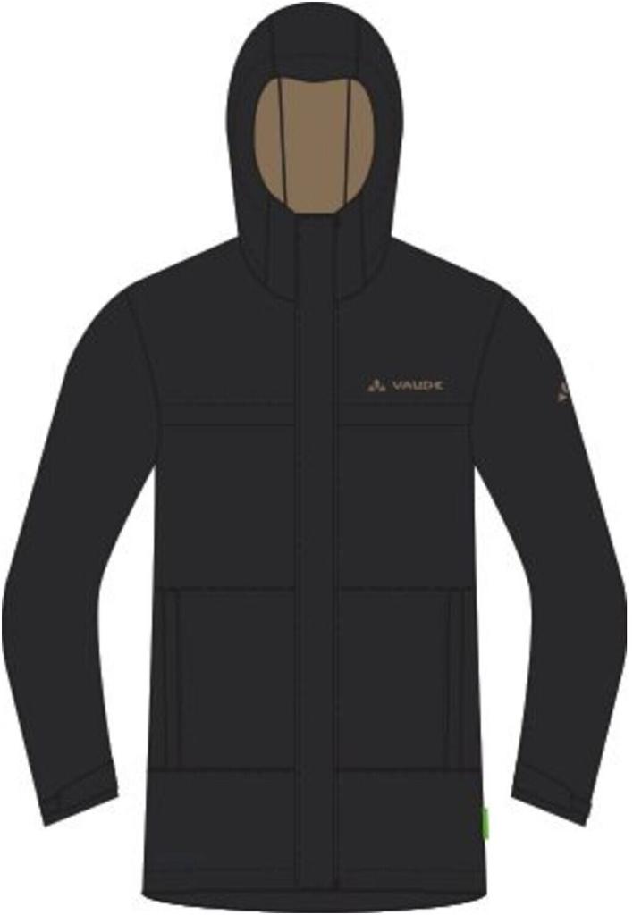 Куртка VAUDE Мужская куртка Escape Padded Parka черная/оливковая