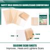 4 Pcs Scar Covering Sticker Ultra Thin Breathable Comfortable Skin Scar Concealing Tape Scar Cover Tapes